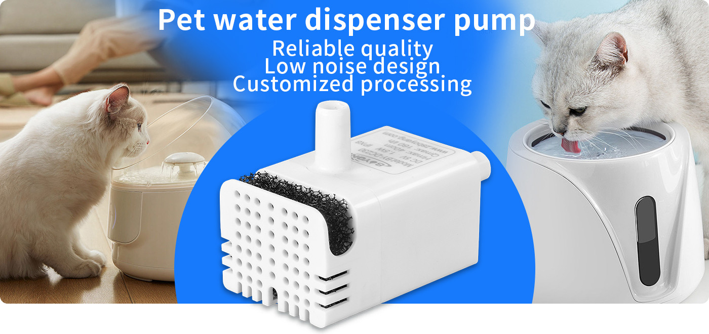 Pet water dispenser water pump